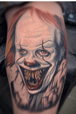 Pennywise portrait started at Battlefield tattoo expo 2018