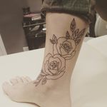 Simple & Bold Rose Tattoo