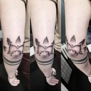 Elbow Mandala Tattoo