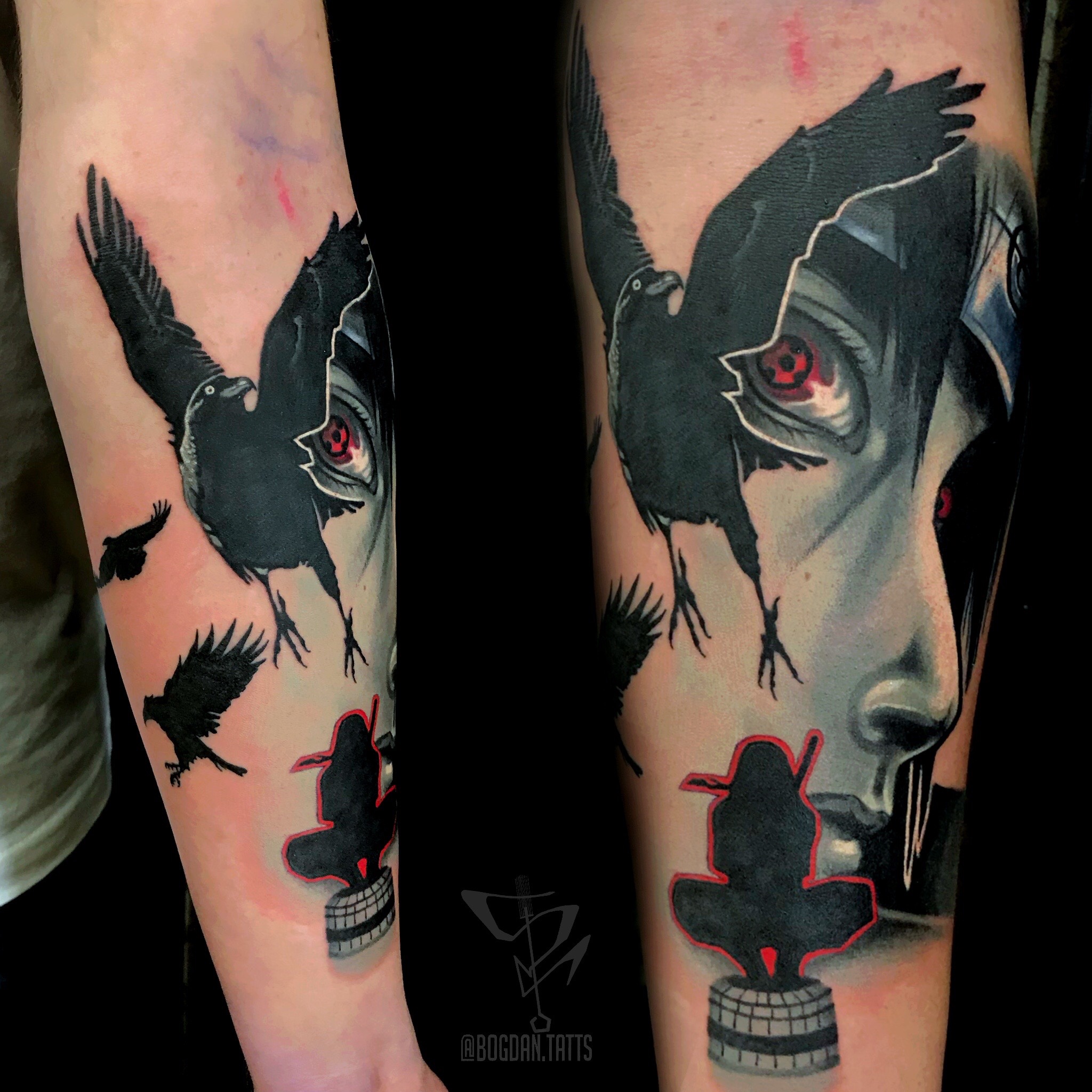 Tattoo uploaded by Willian Muller • • Itachi. #naruto #narutotattoo  #animetattoo #itachi #uchihaitachi #itachitattoo #anime #animemaster •  Tattoodo