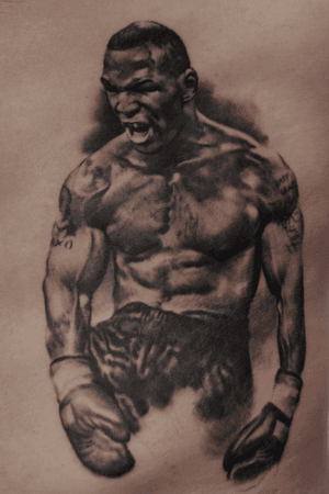 Mike Tyson #miketyson#boxing#blackandgrey#blackandgreytattoo 