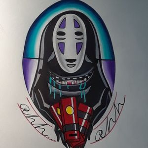 Spirited Away No Face Design I custom made...please dont steal my artwork. Ty