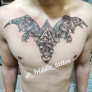 Tattoo Black and grey Vipsheiding Viking