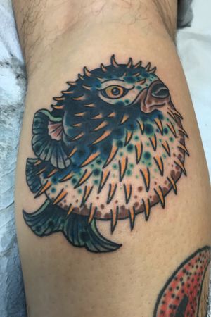 Tattoo uploaded by Neil Roberts • Really enjoyed putting this puffer ...