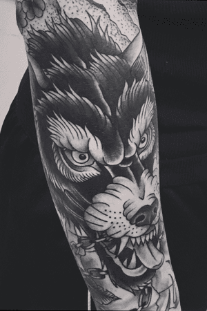 Custom tattooing by Jesse E