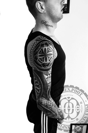 Tattoo by Jurjen Poot Polynesian Inspired Tatau