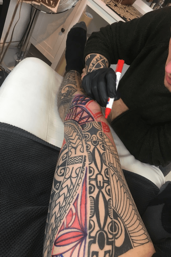 Tattoo from Jurjen Poot Polynesian Inspired Tatau