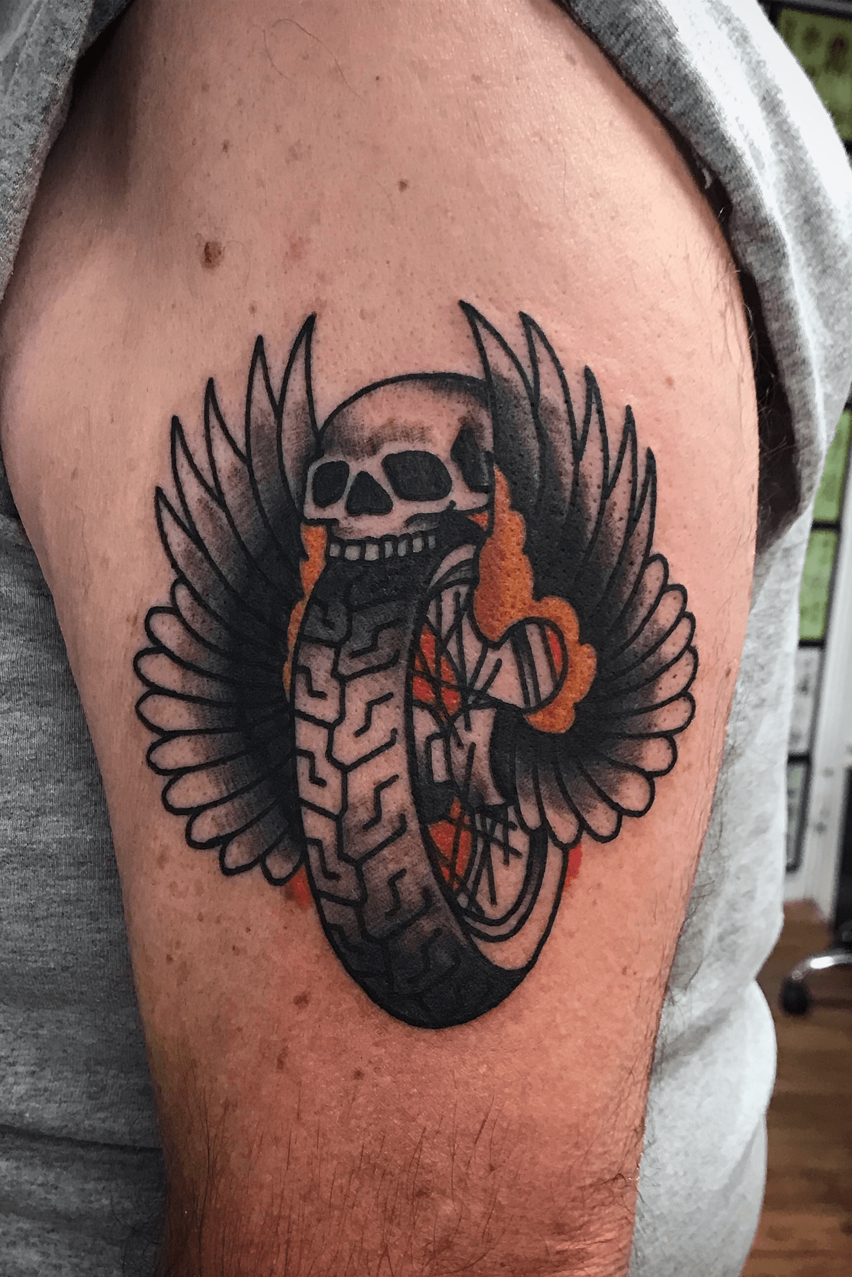 Motoblogn The I Want a Skeleton Riding a Motorcycle Tattoo Gallery