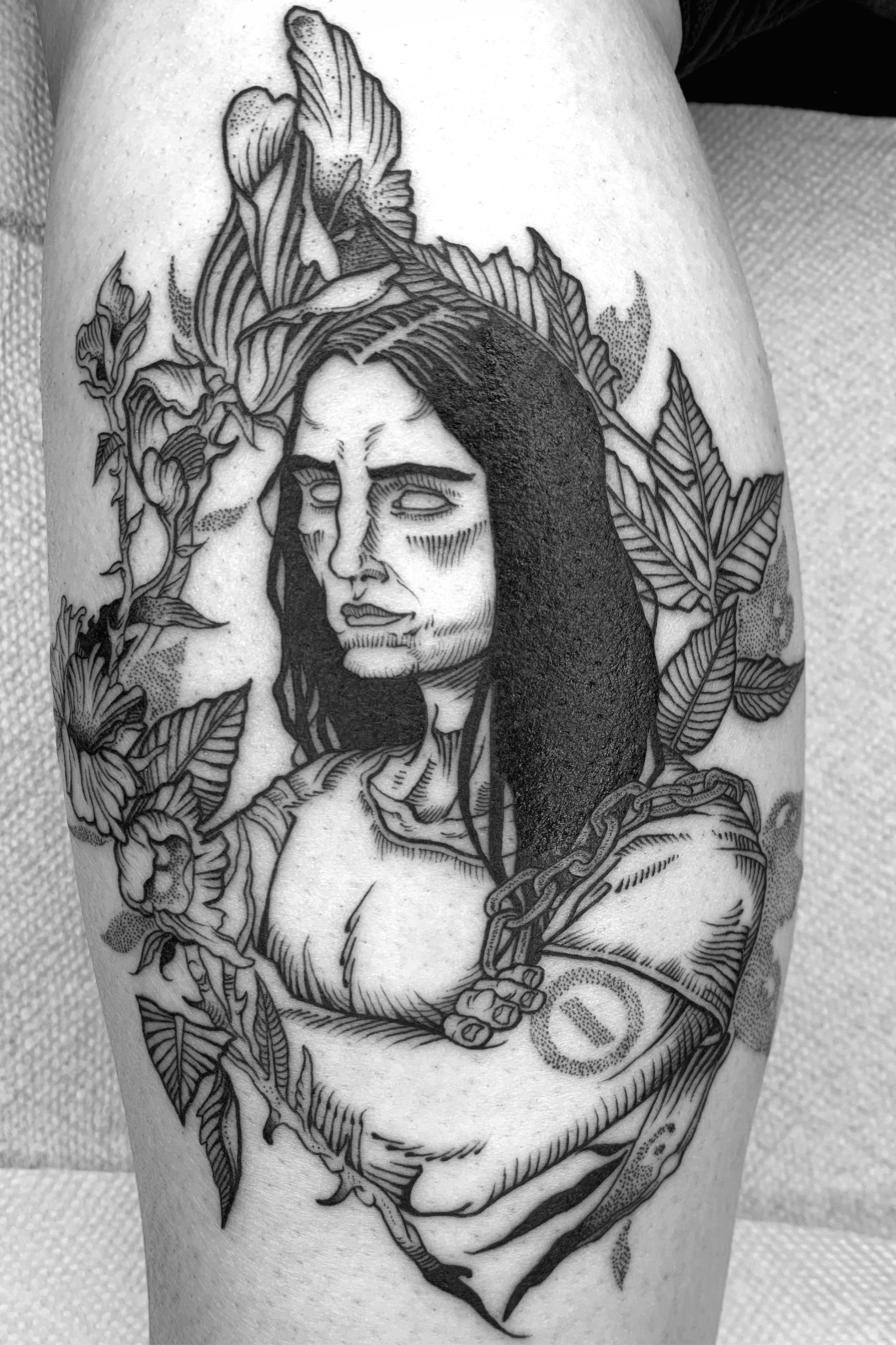 A different Satanic tattoo I got this the year after Peter Steele died  His music was and is a major part of my aesthetics  rsatanism