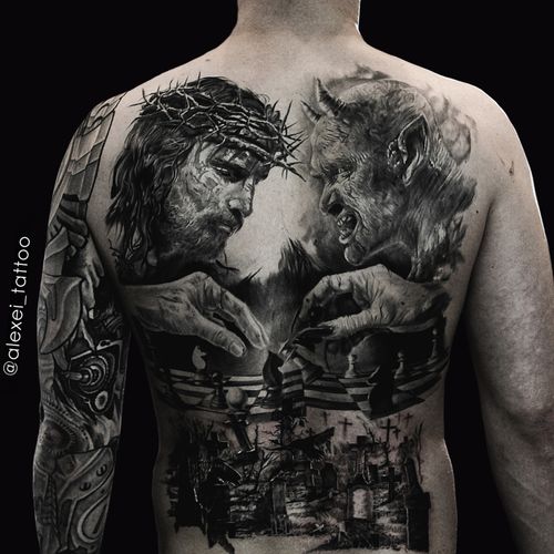 Tattoo art by tattoo artist Alexei Mikhailov https://www.instagram.com/alexei_tattoo/ #tattoos #tattoo #tattoorealism #blacktattoo #tattooart #tattoorealistic #tatuaze #tattoopoland #realism 