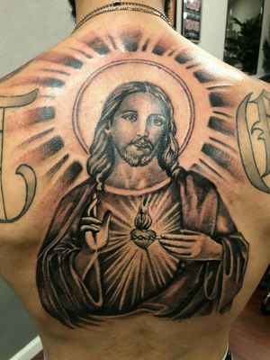 Jesus tattoo I just knocked out