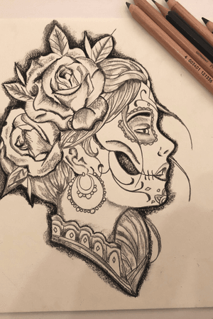 #tattooartist #tattooart #skull #skulltattoo #skulls #drawing #rose #pierrepaumen