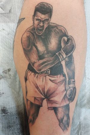 Healed black and grey custom tattoo by Jesse E
