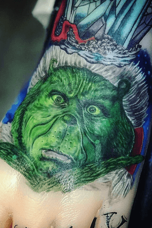 The Grinch on a Pound of Flesh practice hand 