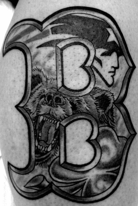 black boston red sox tattoo