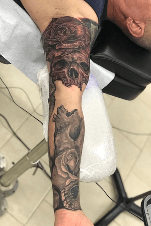 More progress on this sleeve