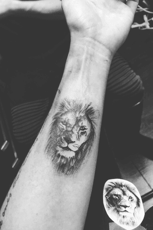love u #lion #tattoo #tinytattoo #art #realism #realistic #mufasa #aslan #strong #ink #norway 