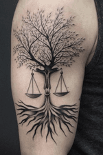 #justice #scales #tree