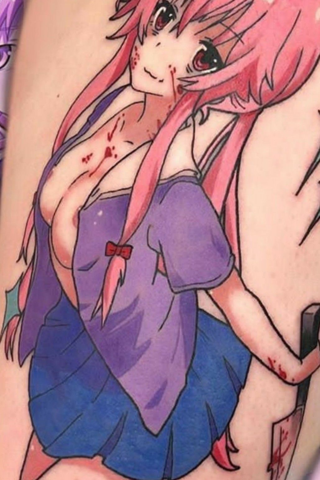 Yuno Gasai tattoo from The  Angry Owl Tattoo and Piercing  Facebook