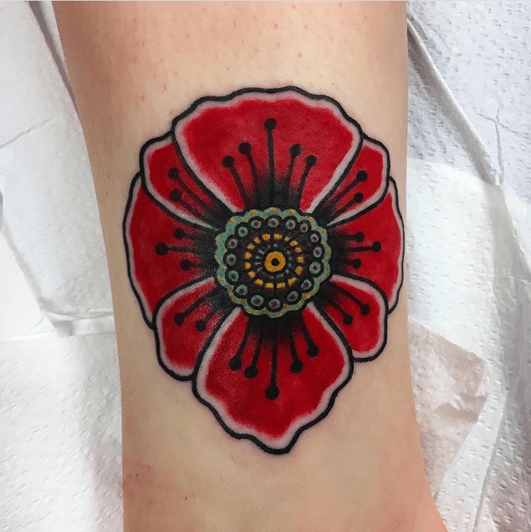 100 Flower Poppy Arm Tattoo Design png  jpg 2023