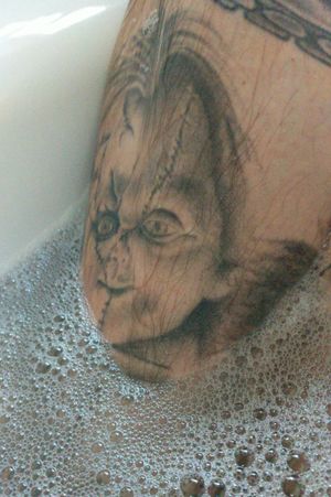 Chucky in the bath 