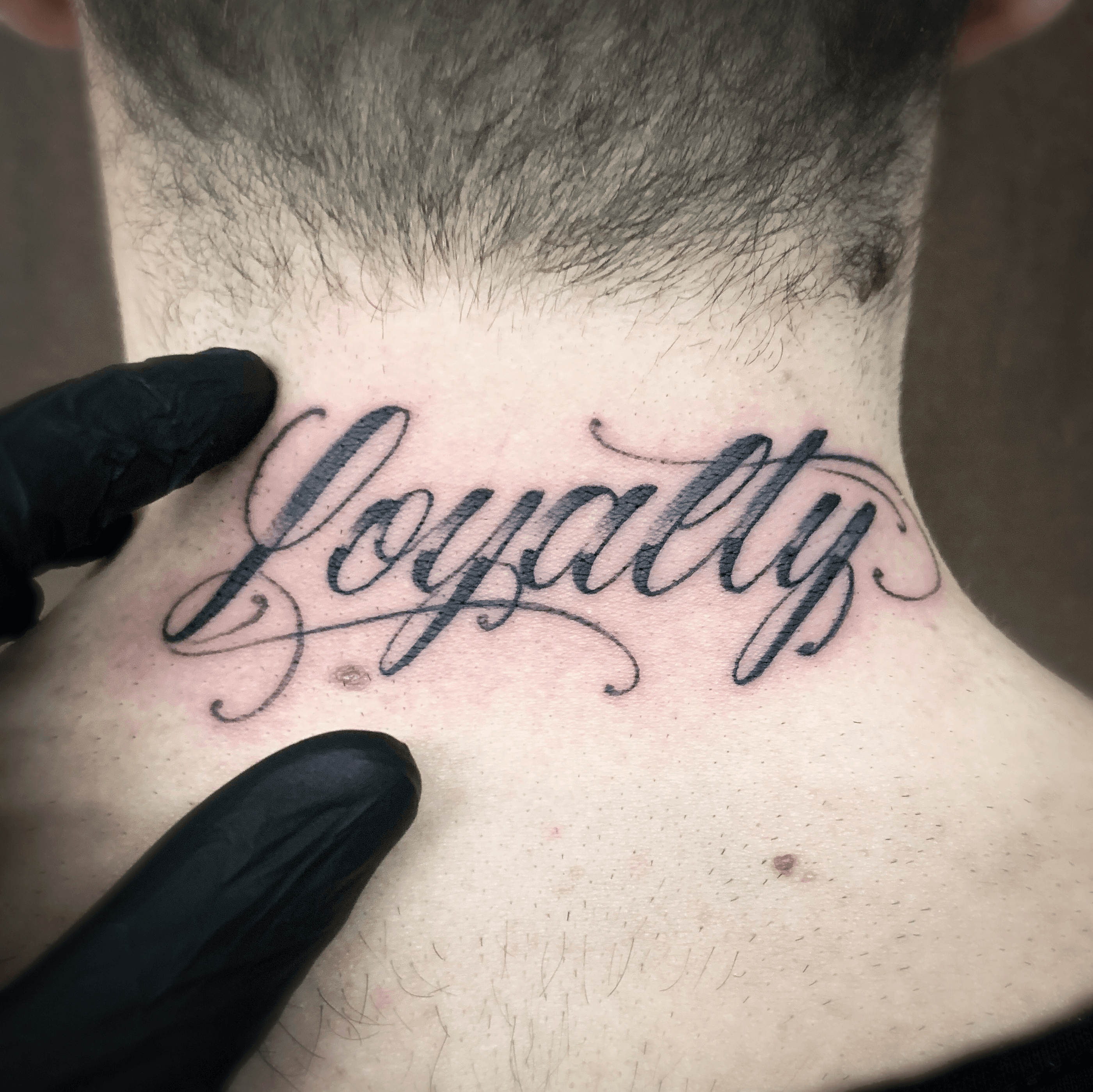 Tattoo Crew  LOYALTY calligraphy done by rexoredtattoo  Facebook