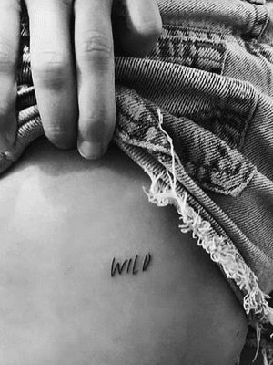 Ass tattoo // Wild