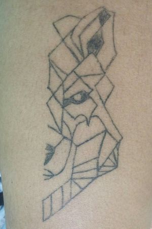Geometric Algo de mi tarbajo es mi primer tatto