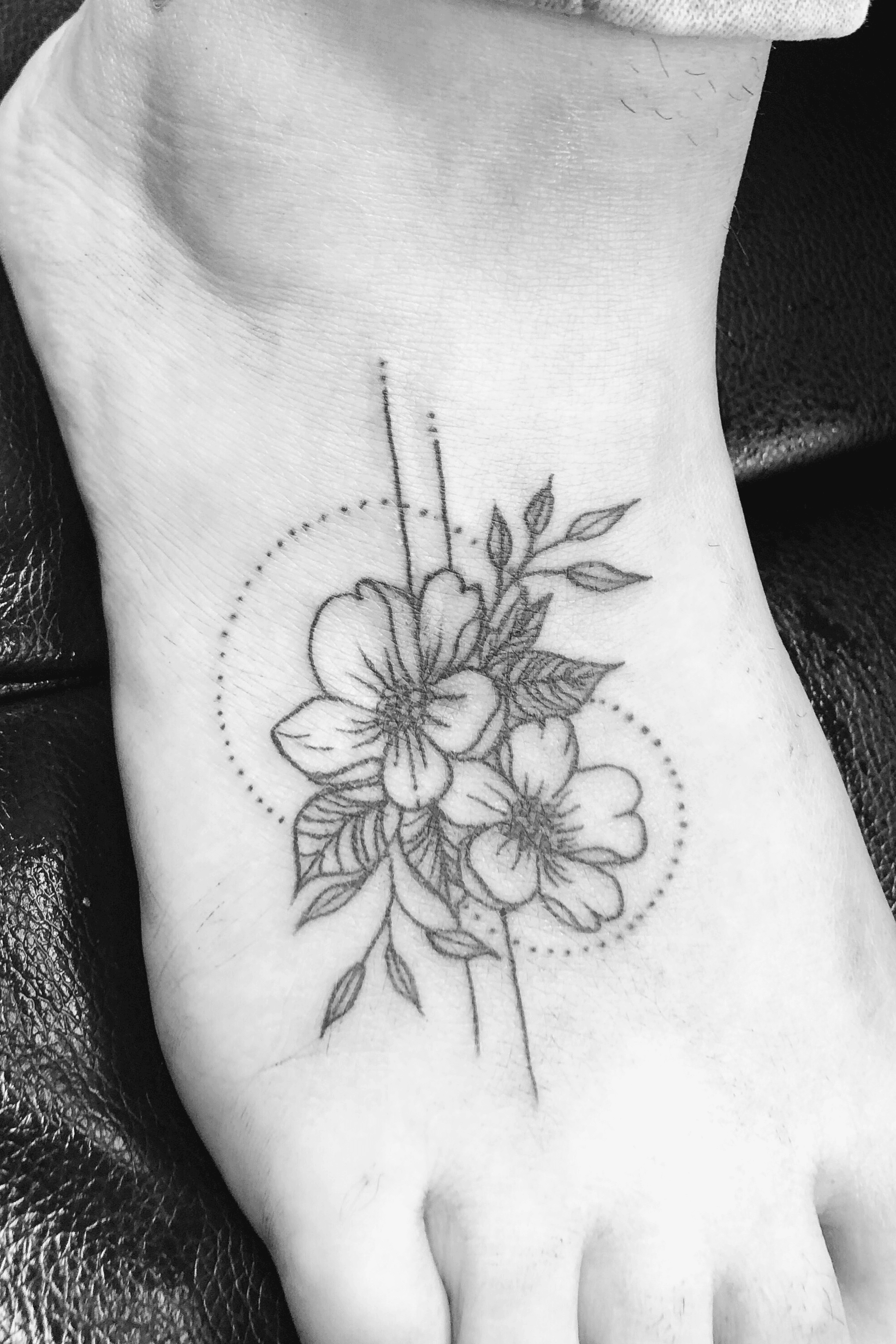 Tattoo uploaded by Syd  Thin n delicately lined flower for a sweet walk in    Tattoodo