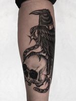 Illegal Tattoos: Juan Diego Prieto #IllegalTattoos #JuanDiego #JuanDiegoPrieto #blackandgrey #fineline #Chicano #raven #chains #skull #death