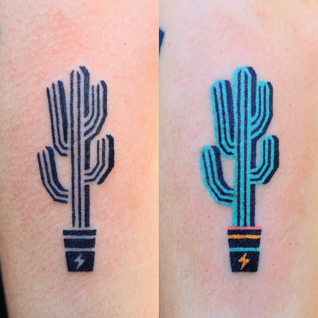 29 Cool Cactus Tattoo Ideas for Men  Women in 2023