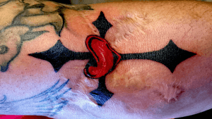 Tattoo sobre cicatriz 