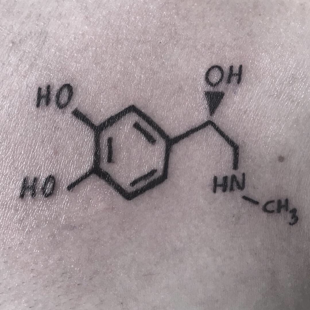 Share 112+ adrenaline chemical formula tattoo best