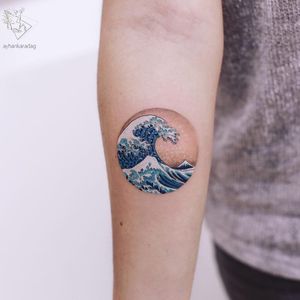Tattoo by Ayhan Karadag #AyhanKaradag #hokusaisgreatwavetattoo #hokusaitattoo #greatwavetattoo #wavetattoo #Japanese #ukiyoe #ukiyoeprint #ocean #greatwaveoffkanagawa