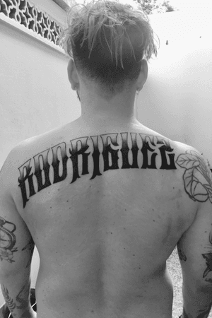 #leteringtattoo #lettering #Gothic #freehand #freehandletters 