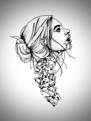#creepy #blackandgrey #flash #tattoodesign #drawing