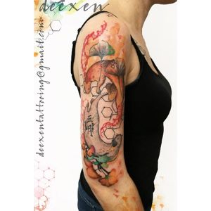 Otter HalfContact : deexentattooing@gmail.com#ink #inked #tattoo #tatouage #art #watercolourtattoo #otter #watercolor #graphictattoo #geometrictattoo #aquarelle #deexen #deexentattooing #abstracttattoo #wctattoos #TattooistArtMag #skinartmag #TATTOODO #killerinktattoo #TattooistArtMagazine #bestwatercolourtattooers #ikodeluxcustom