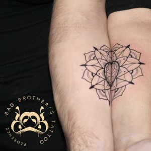Reverse Mandala - Matching Tattoo