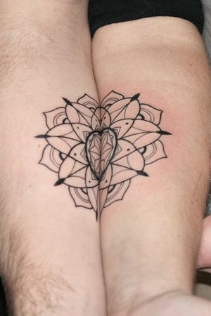 Reverse Mandala - Matching Tattoos