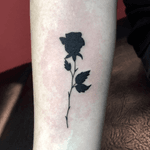 Rose silhouette #rose #smallrose #small #simple #minimalist #silhouette #blackrose 