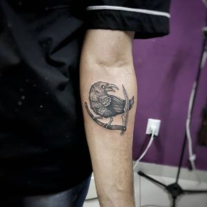 Corvo do nosso amigo @dncavalcante! 😍✍️ Faça já seu orçamento! (62) 9 9326.8279 #tattoo #ink #blackwork #tattoolife #Tatuadouro #love #inkedgirls #Tatouage #eletricink #igtattoo #fineline #draw #tattooing #tattoo2me #tattooart #instatattoo #tatuajes #blackink #crow #crowtattoo #neotraditional #neotraditionaltattoo #darktattoo  #deathtattoo 