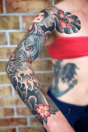 #nctattooers #japanesetattoo #tattoo #geisha #raleigh #charlotte #philly #irezumi #jacksonvillenc #japanesestyle