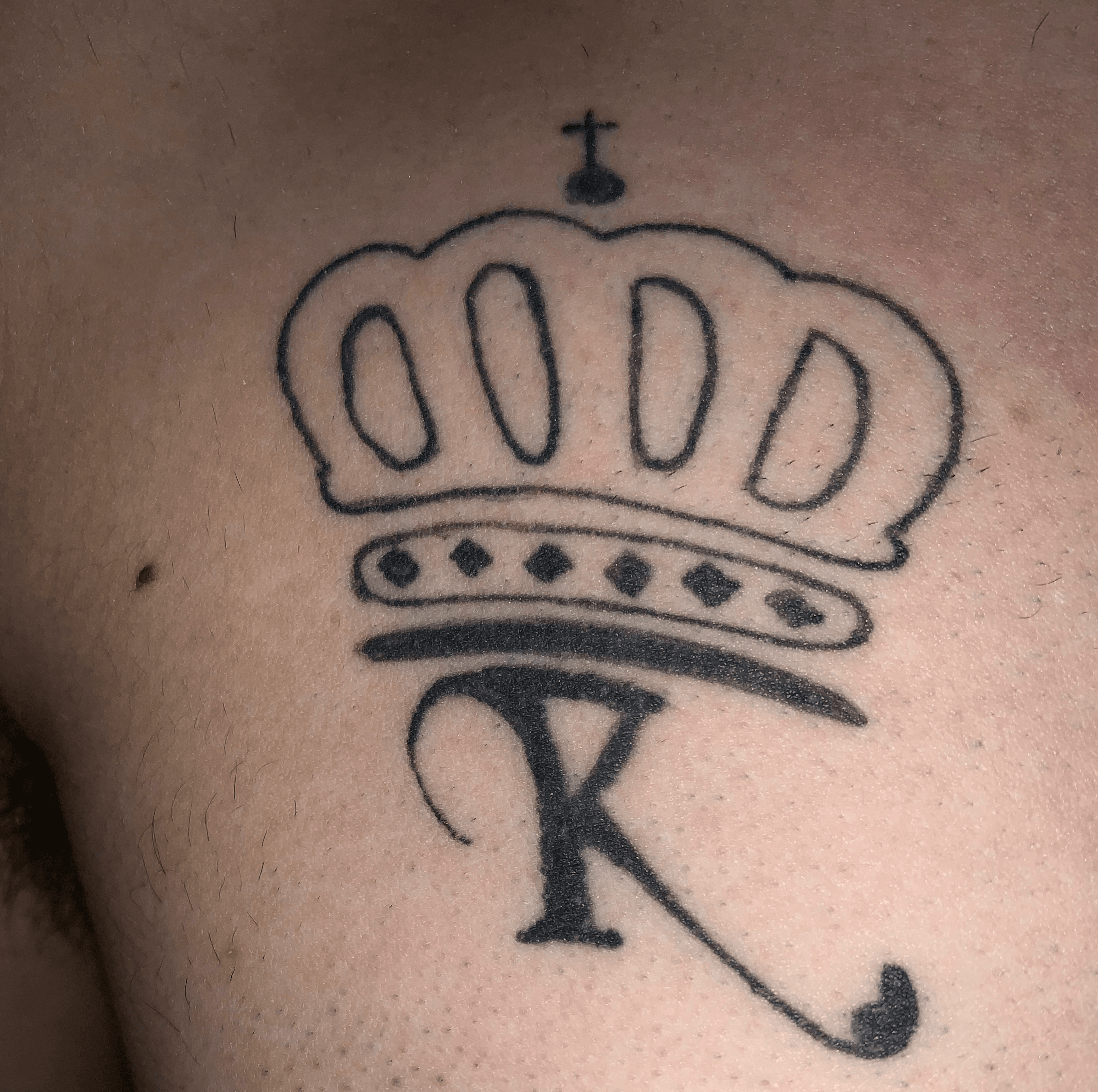 Learn 89 about k tattoo with crown super cool  indaotaonec