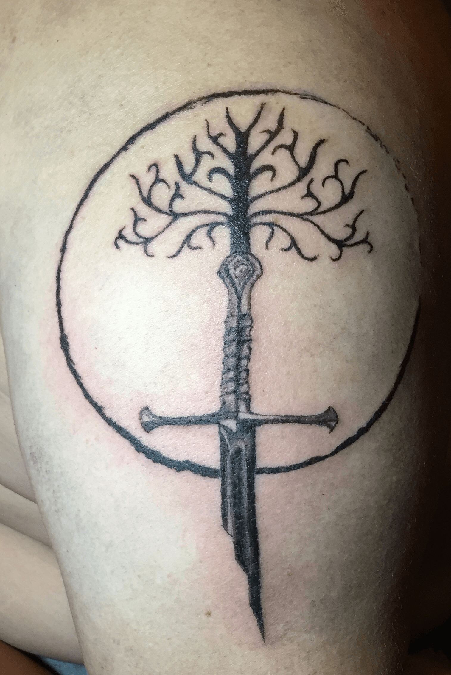 White Tree of Gondor tattoo