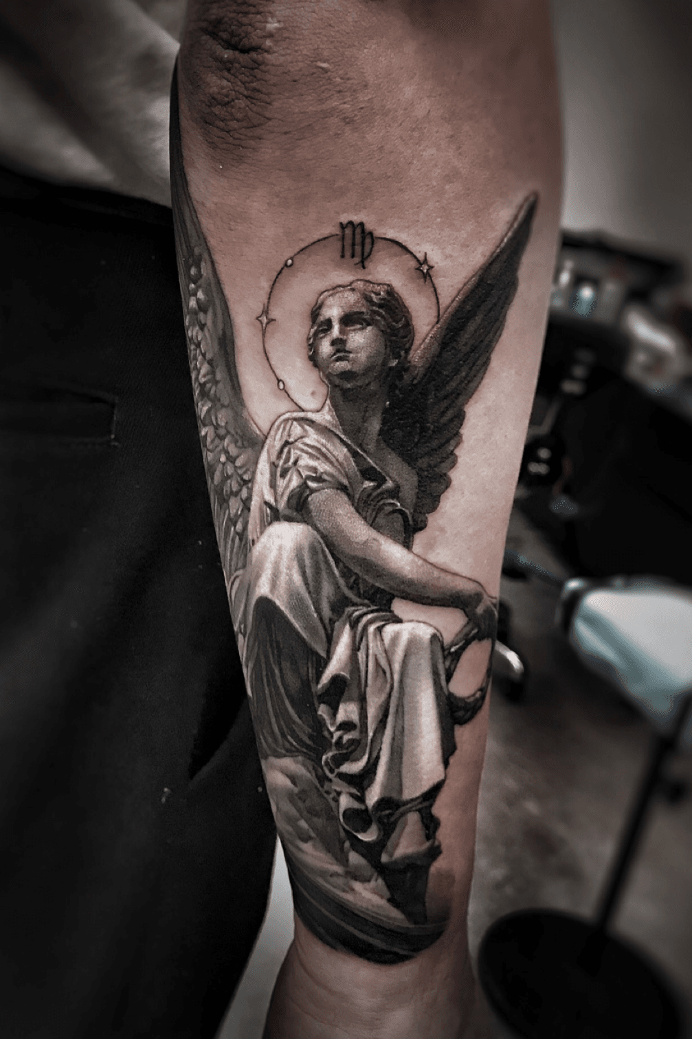 catholic guardian angel tattoos