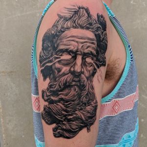 Tattoo uploaded by Matt Collins • Greek mythology half leg sleeve 8hour  session ✓ • Tattoodo