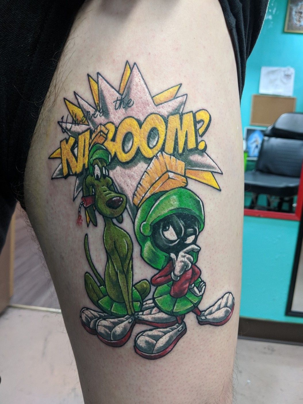 Tezz Tattoo  New Marvin The Martian Tattoo Addition the  Facebook