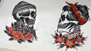 #skulltattoo #skull #thiagopadovani #tattoosketch 