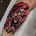 #littlemermaid #Ariel #Disney #sexy #pinup #AndyWalker Tattoo artist is Andy Walker/4ndy_walker