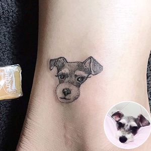 her dog@tattooing_nature#tattooingnature #tattooistjayeon #korea #koreatattoo #flower #cat #geomatic #fineneedle #seoul #hongdae #iteawon #nature 